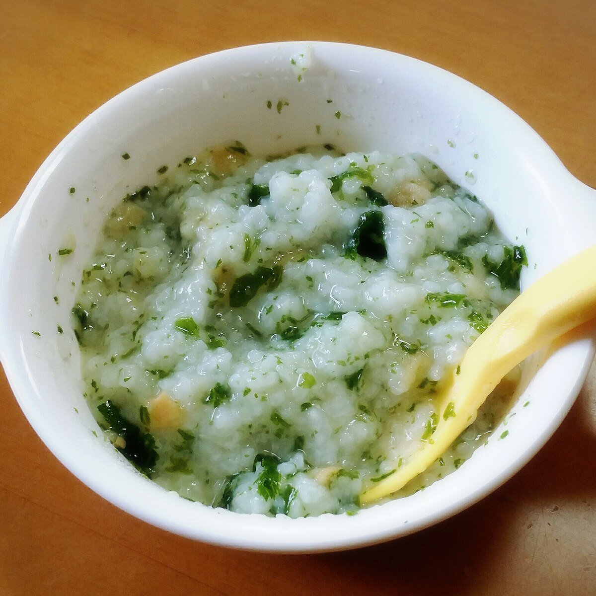 わかめとお麩の味噌粥 離乳食後期 レシピ 作り方 By Tomomi9968 楽天レシピ わかめとお麩の味噌粥 離乳食後期 レシピ 作り方 By Tomomi9968 楽天レシピ